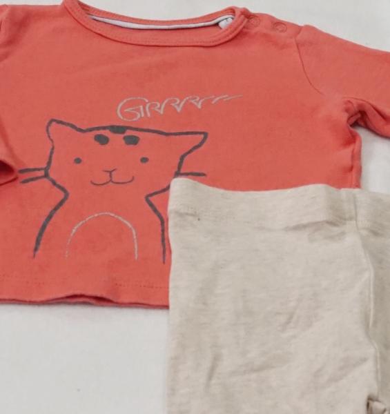 Langarmshirt mit Leggings von Lupilu Gr. 62 (1375)